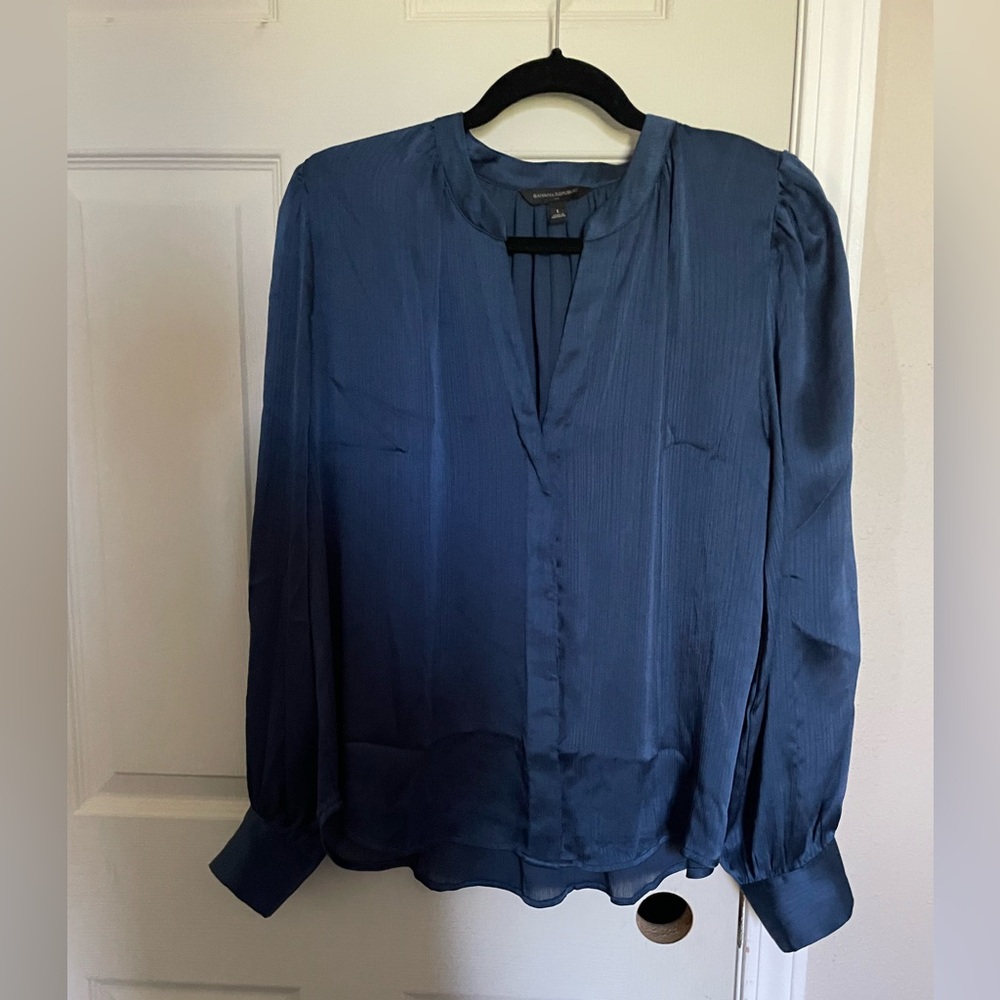 Banana Republic Navy Blouse